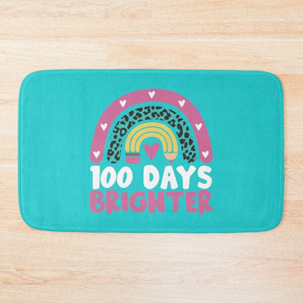 Item preview, Cute 100 Days Brighter Leopard Rainbow Teacher Student Happy 100th Day of School  designed and sold by alenaz.