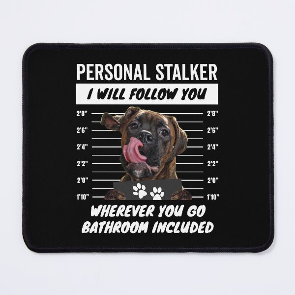 Item preview, Personal Stalker Dog – Full Brindle Boxer designed and sold by More Cute Dogs.