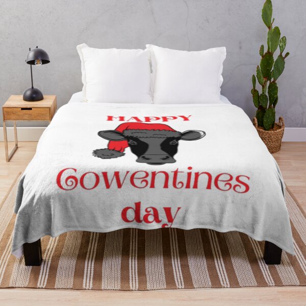 Item preview, Animal Gift Happy Cowentines Pun Funny Cow designed and sold by anas667.