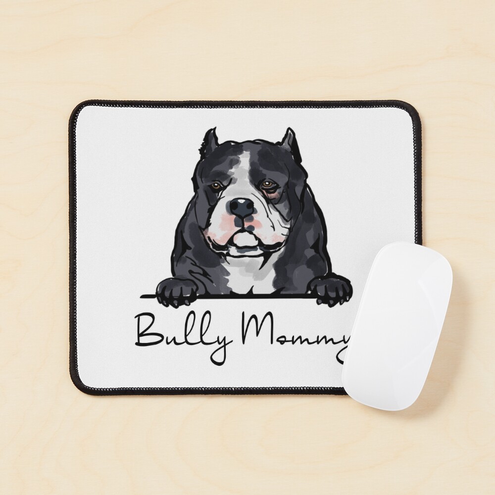 American Bully Dog Mommy Canvas Print for Sale by Blok45 | Redbubble