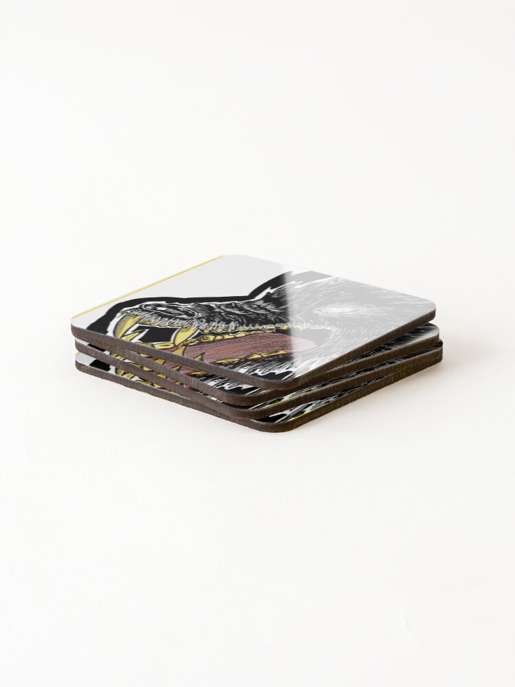 Thumbnail 4 of 5, Coasters (Set of 4), Primal Rage designed and sold by KayceeLonstad.