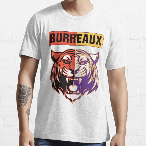 Burreaux TIger Joe Burrow AFC Cincinnati Bengals T Shirt - Jolly Family  Gifts