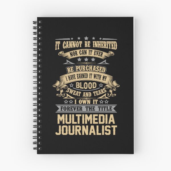 Item preview, Multimedia Journalist T Shirt - Forever The Title Job Gift Item Tee designed and sold by celiagomez456.