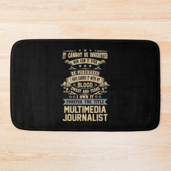 Item preview, Multimedia Journalist T Shirt - Forever The Title Job Gift Item Tee designed and sold by celiagomez456.