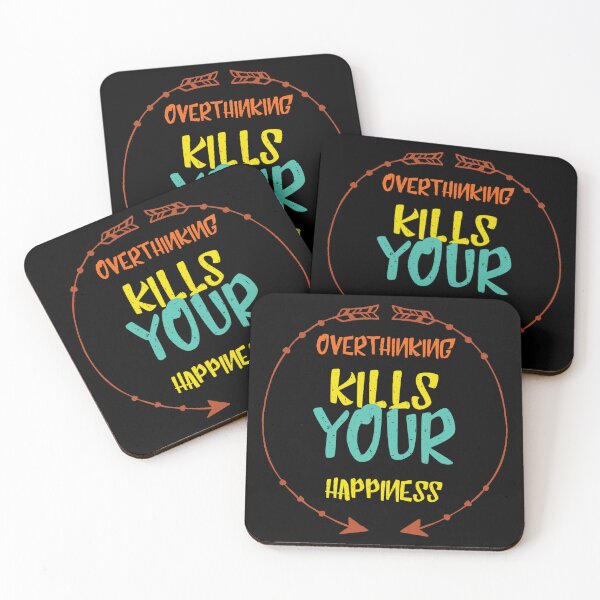 Item preview, Overthinking Kills Your Happiness designed and sold by diva-design.