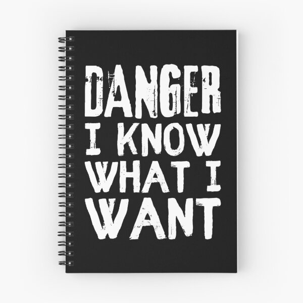 Item preview, Danger I Know What I Want, Cool Distressed Font Slogan For Confident People designed and sold by TrulyEpoque.