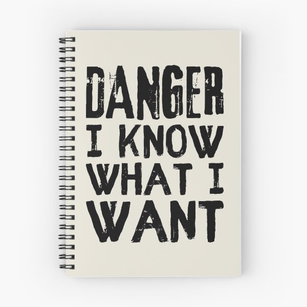 Item preview, Danger I Know What I Want, Cool Distressed Font Slogan For Confident People designed and sold by TrulyEpoque.