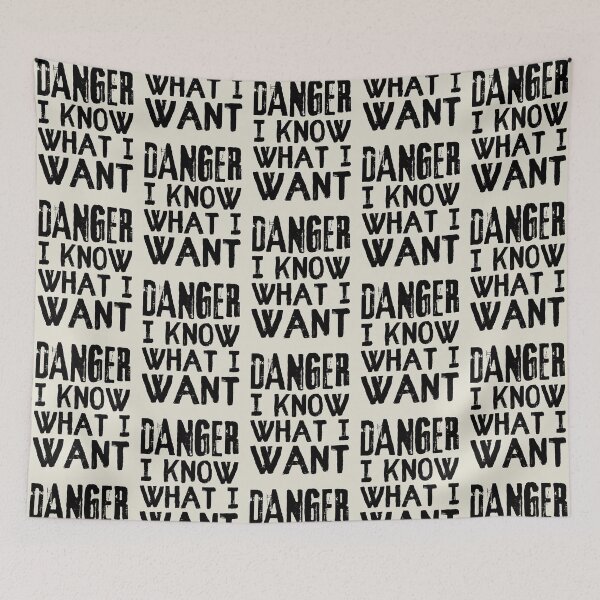 Item preview, Danger I Know What I Want, Cool Distressed Font Slogan For Confident People designed and sold by TrulyEpoque.