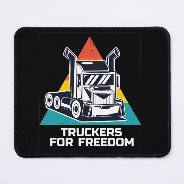 Item preview, truckers for freedomm Freedom Convoy 2022 Support Truckers Sticker designed and sold by Laadel.