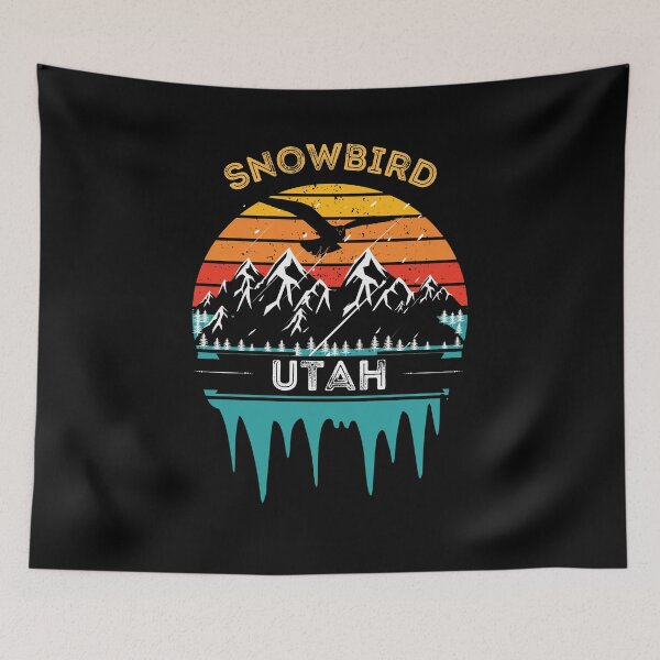 Item preview, Snowbird Ski Resort Vintage Sunset designed and sold by canoaguilera.