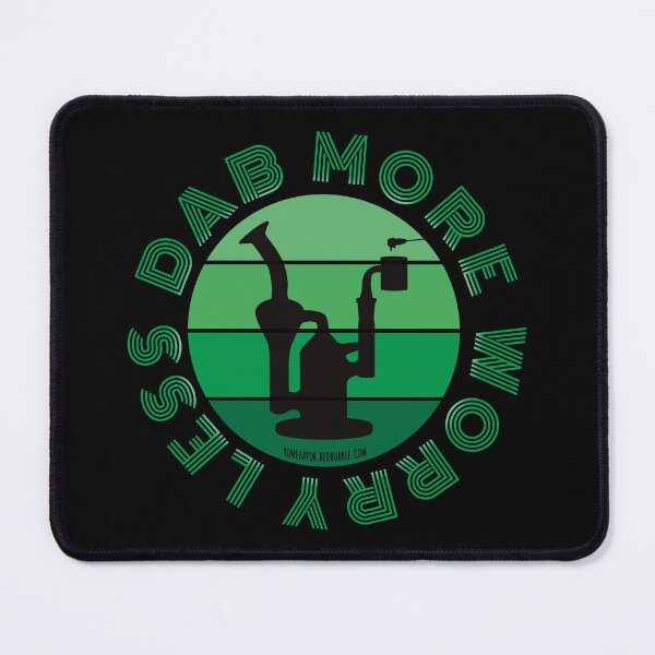 Item preview, Retro Vintage Sunset Green Dab Rig-Dab more worry less designed and sold by YomeHayin.