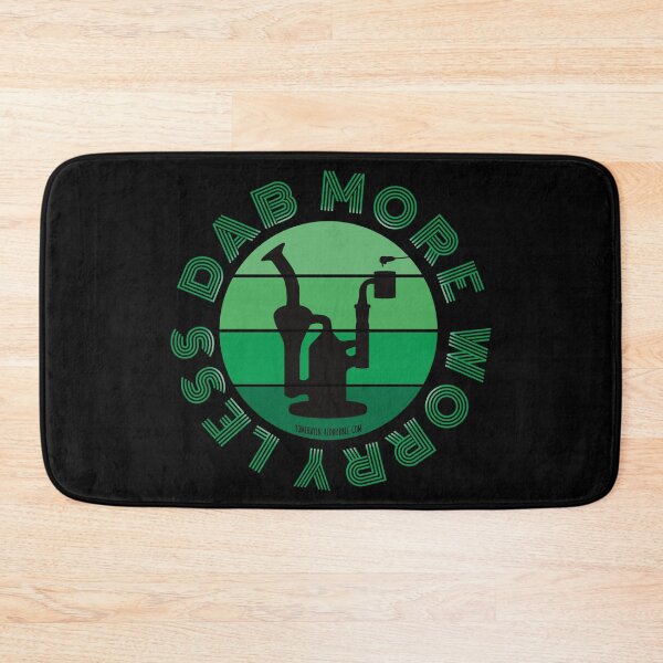 Item preview, Retro Vintage Sunset Green Dab Rig-Dab more worry less designed and sold by YomeHayin.