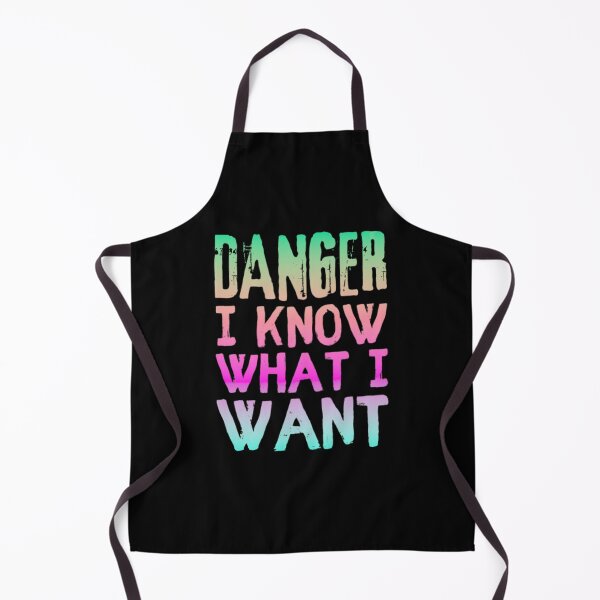 Item preview, Danger I Know What I Want, Cool Rainbow Distressed Font Slogan For Confident People designed and sold by TrulyEpoque.