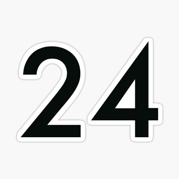 number24-sticker-for-sale-by-pradeep10-redbubble