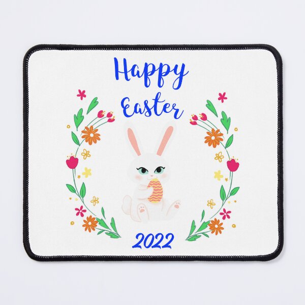 Item preview, Happy Easter 2022 Blue Text designed and sold by MottoDigging.