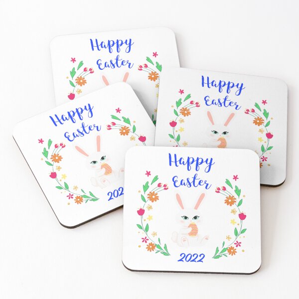 Item preview, Happy Easter 2022 Blue Text designed and sold by MottoDigging.