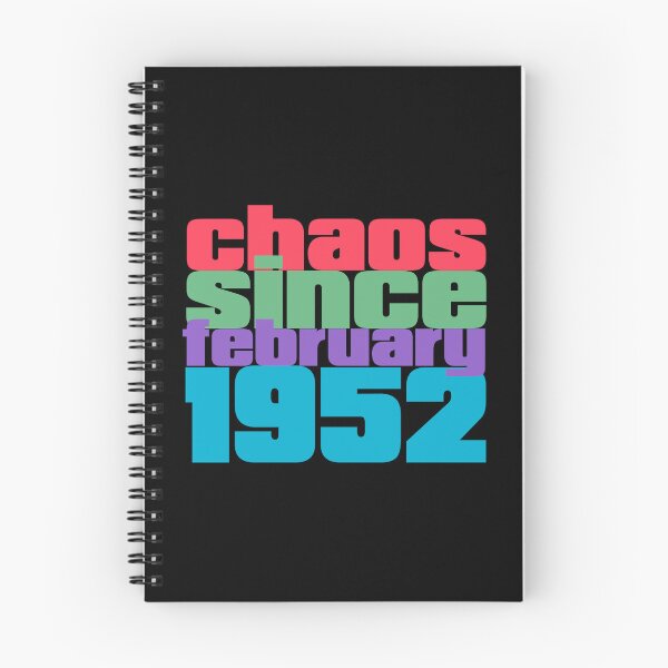 Aperçu de l'œuvre 70e anniversaire Chaos since february 1952 créée et vendue par Dubbra.
