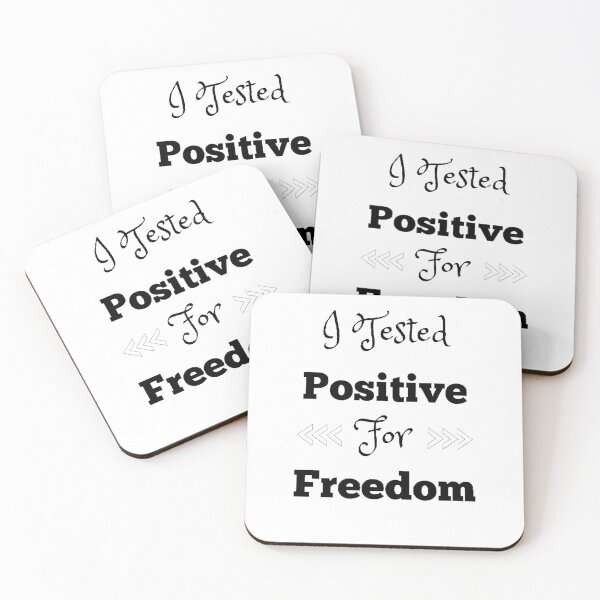 Item preview, I  Tested Positive For Freedom. - funny and cute T-Shirts Quotes designed and sold by Designspot2020.