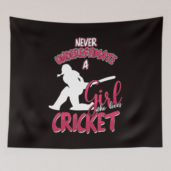 Item preview, Cricket Girl Cricketer Bowler Pitch Ball Bat Game designed and sold by TomGiantDesigns.