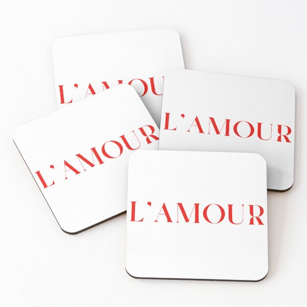Item preview, L' AMOUR red print sticker love designed and sold by anna0711.