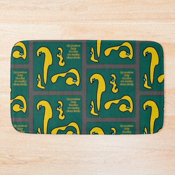 Item preview, Precious Baby Noodles - Forest Green Background designed and sold by Squeenal461.