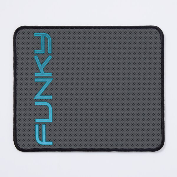 Item preview, FUNKY Blue Cyber Mid Mod Retro Vintage Horizon Old School Horizon Grey designed and sold by Shayna Westfall.