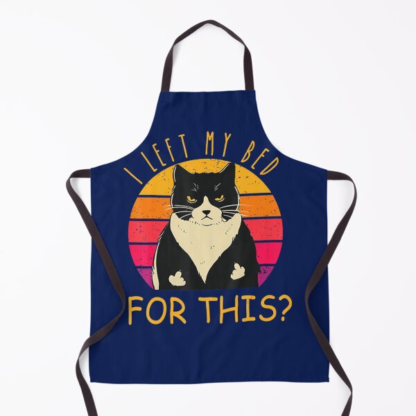 Item preview, Funny Vintage Black Cat I Left My Bed For This designed and sold by Vera Wilson.