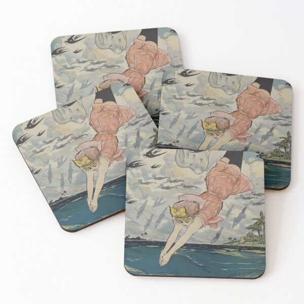 Item preview, Vintage Swimming Woman designed and sold by leafsquare.