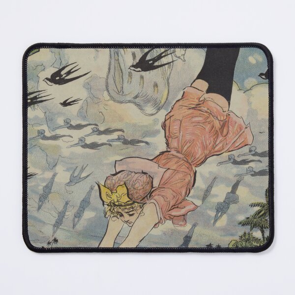 Item preview, Vintage Swimming Woman designed and sold by leafsquare.