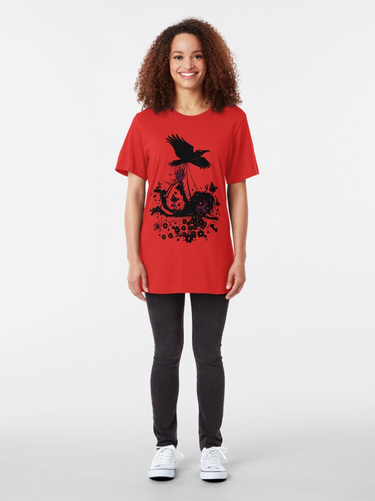 Alternate view of Strange Trip Through The Sky Slim Fit T-Shirt
