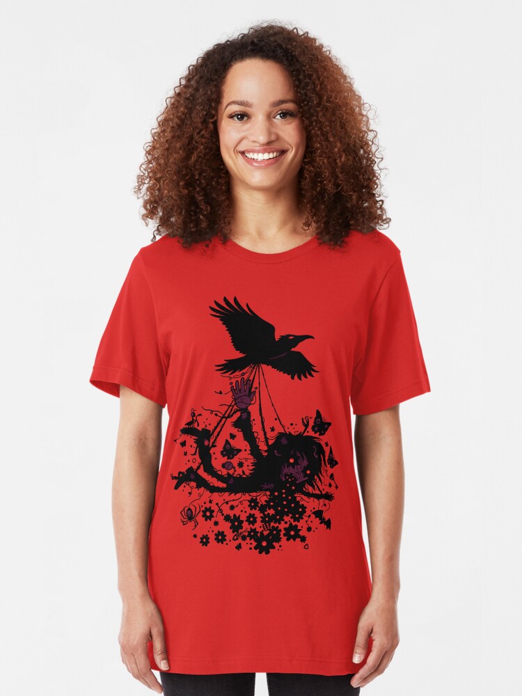 Alternate view of Strange Trip Through The Sky Slim Fit T-Shirt