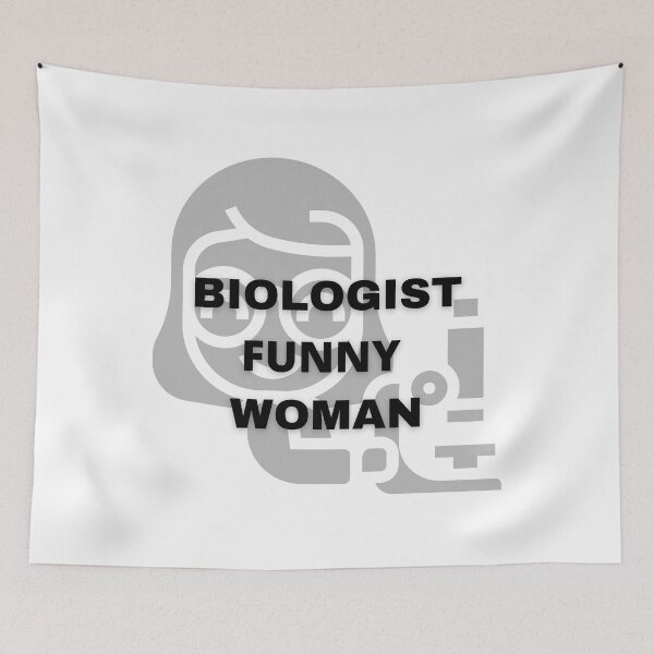 Item preview, BIOLOGIST FUNNY WOMAN  designed and sold by AGARI ★★★★★.