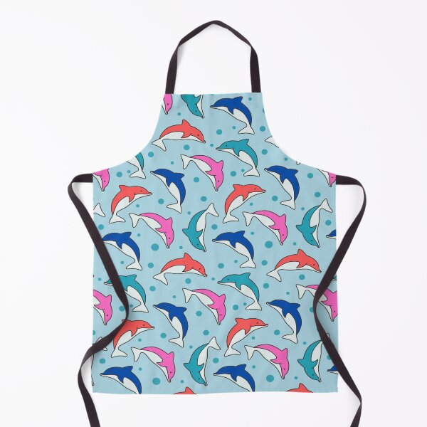 Item preview, Dolphins in the light blue | Beautiful Dolphins Pattern designed and sold by SeemDev786.