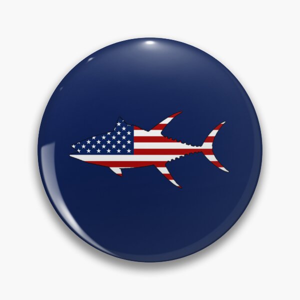 Item preview, Yellowfin Tuna Usa Flag   designed and sold by Vera Wilson.