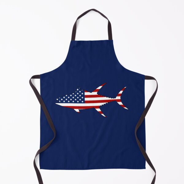 Item preview, Yellowfin Tuna Usa Flag designed and sold by Vera Wilson.