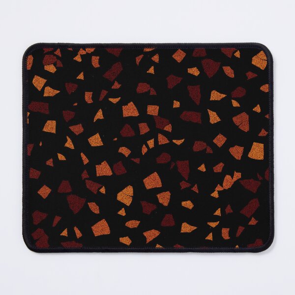 Item preview, Black and Orange Marble Terrazzo designed and sold by thesnowwhyte.