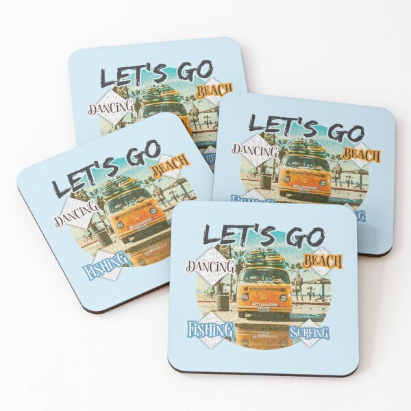 Item preview, Shirt let_s go, BEACH,FISHING,SURFING Active  designed and sold by Vera Wilson.