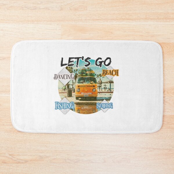 Item preview, Shirt let_s go, BEACH,FISHING,SURFING Active  designed and sold by Vera Wilson.