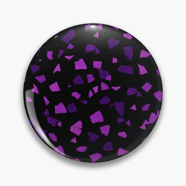 Item preview, Black and Purple Marble Terrazzo designed and sold by thesnowwhyte.