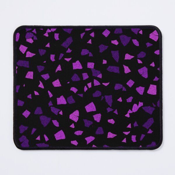 Item preview, Black and Purple Marble Terrazzo designed and sold by thesnowwhyte.