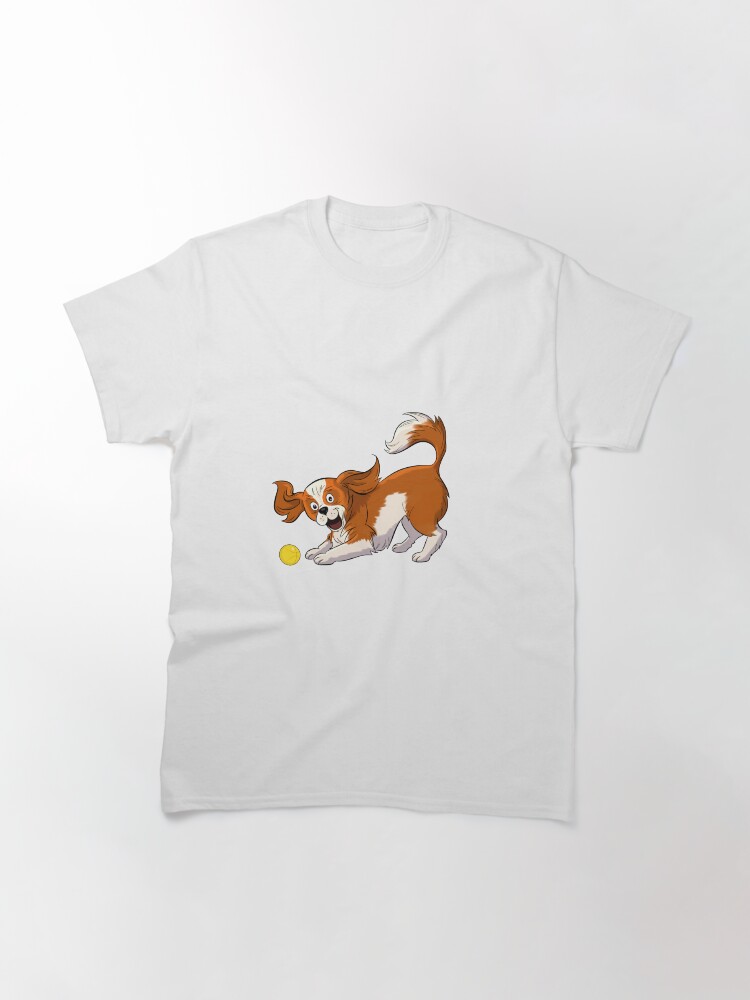 Thumbnail 3 of 7, Classic T-Shirt, Cavalier King Charles Spaniel (Blenheim) designed and sold by CavvyCuddles.