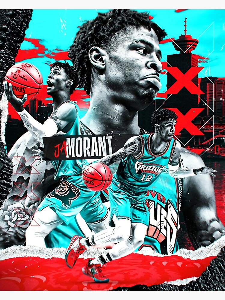 Ja Morant Design Poster for Sale by velonya