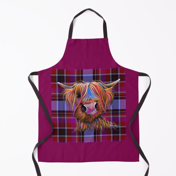 Item preview, HiGHLaND CoW PRiNT ' TaRTaN BRuCe P ' BY SHiRLeY MacARTHuR designed and sold by Shirley MacArthur Art.