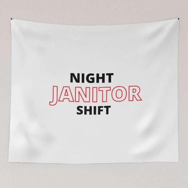 Item preview, NIGHT JANITOR SHIFT designed and sold by AGARI ★★★★★.