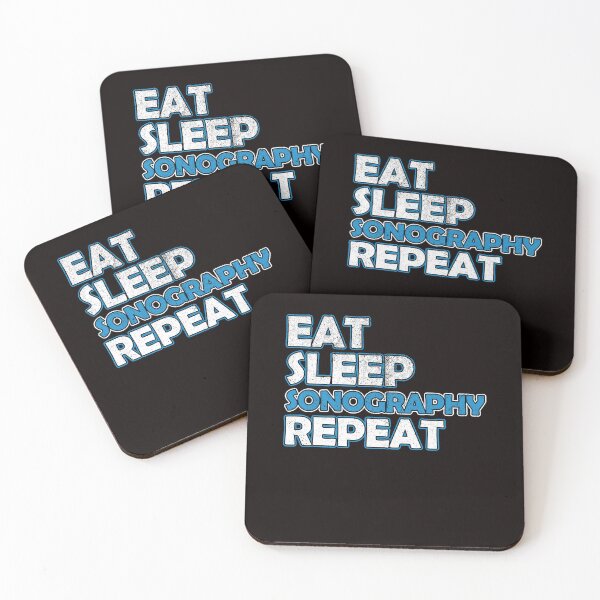 Item preview, Eat Sleep Sonography Sonographer Ultrasound Echography designed and sold by TomGiantDesigns.