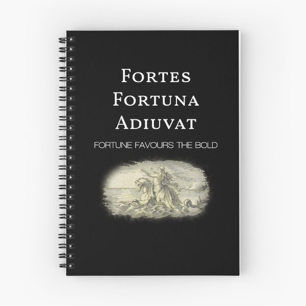 Item preview,  Fortes Fortuna Adiuvat - Fortune Favours The Bold - Old Latin Phrase designed and sold by WordsOf--Wisdom.