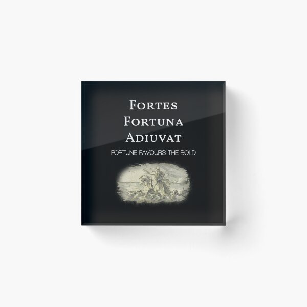 Item preview,  Fortes Fortuna Adiuvat - Fortune Favours The Bold - Old Latin Phrase designed and sold by WordsOf--Wisdom.