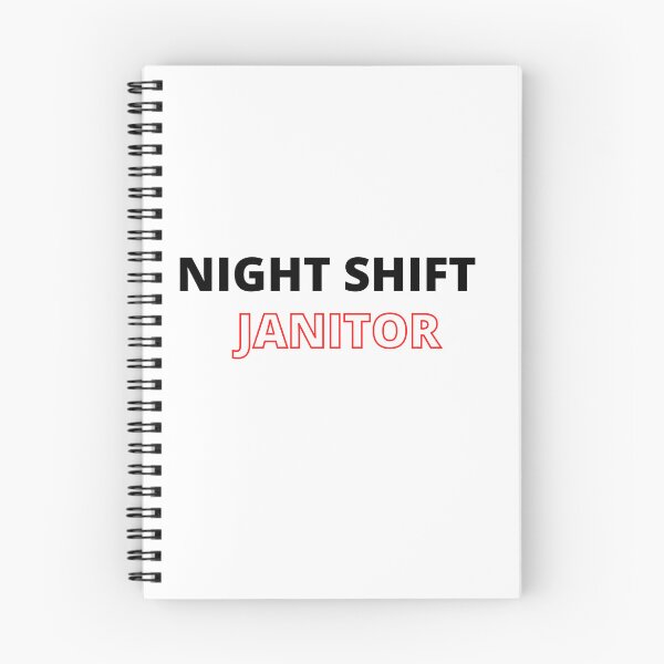 Item preview, NIGHT SHIFT JANITOR designed and sold by AGARI ★★★★★.