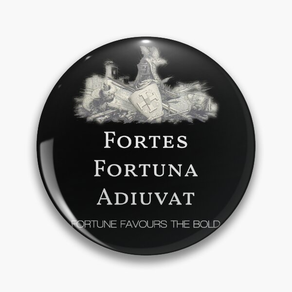 Item preview,  Fortes Fortuna Adiuvat - Fortune Favours The Bold - Old Latin Phrase With Vintage Drawing Of A Knight  designed and sold by WordsOf--Wisdom.