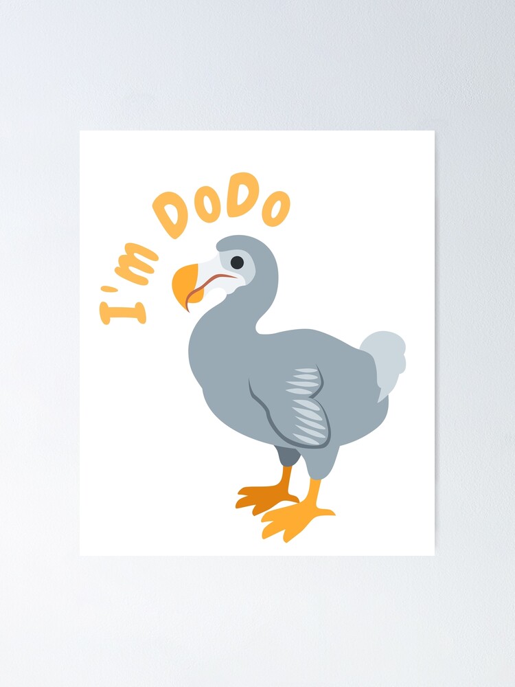 Funny dodo bird cartoon illustration ceramic tile | Zazzle